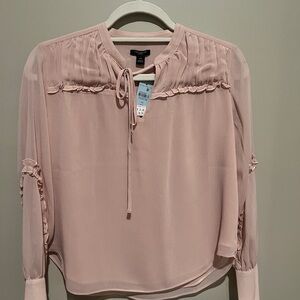 NWT Ann Taylor Pink Blouse